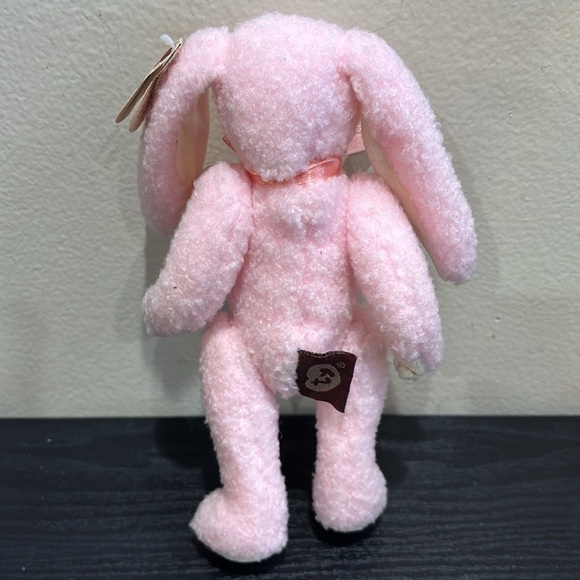 Ty Pink Plush Bunny with Ribbon - Picture 2 of 4